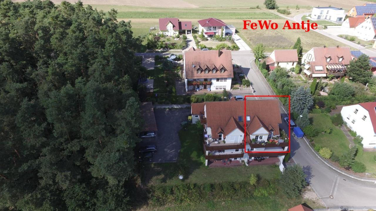 Ferienwohnung Fraenkisches Seenland - Fewo Antje Mitteleschenbach Eksteriør bilde